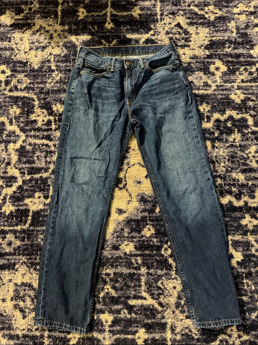 Levi's Indigo Slim Straight Jeans